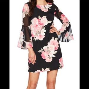 Jessica Howard. Black with pink and white flowers